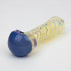 4.5" American color twisted soft glass hand pipe [AM01]