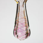 5" Gold fumed twisted glass hand pipe