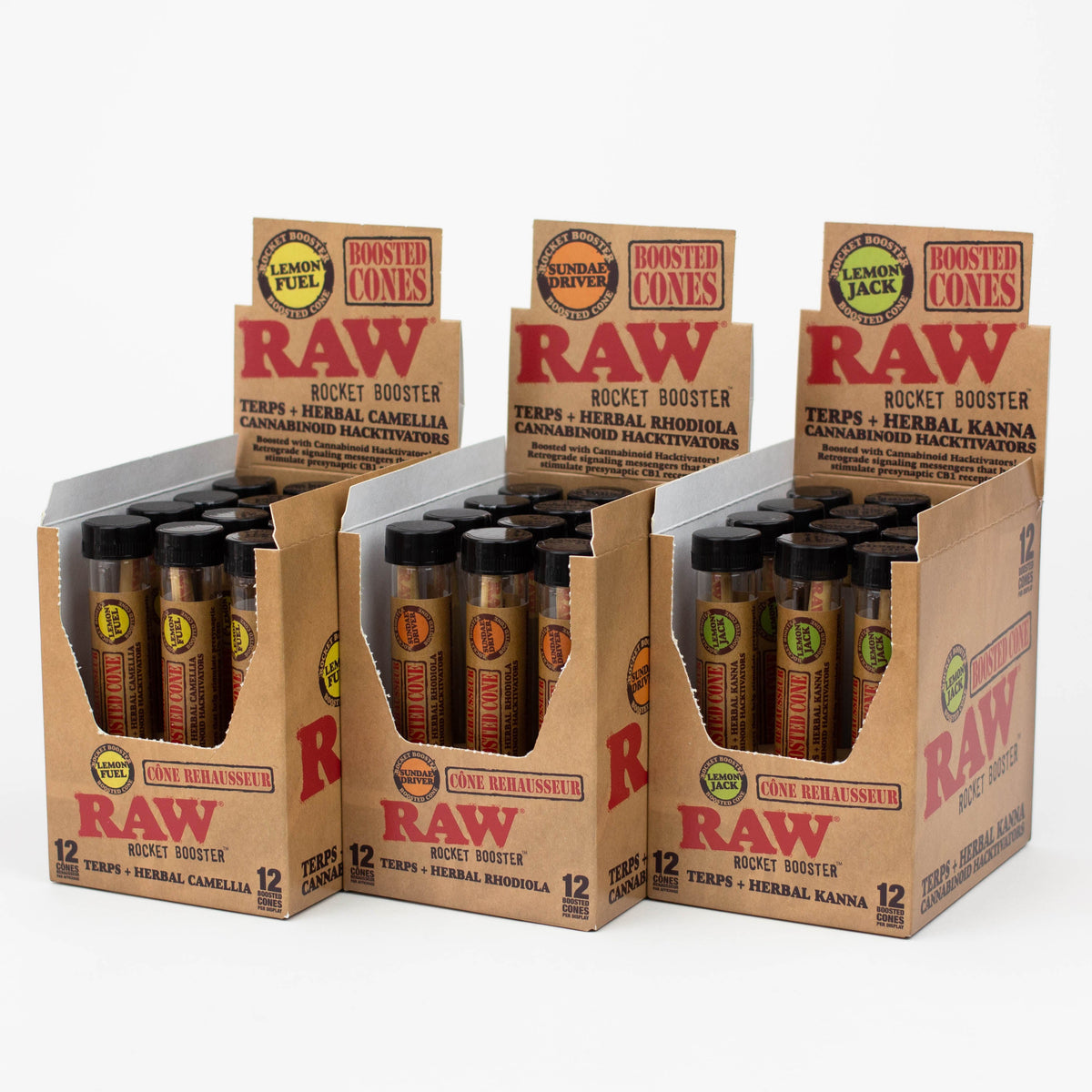 RAW | Rocket Booster Cones – Box of 12 Main image