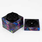 Cartoon Cube Herb Grinder - 4 Parts