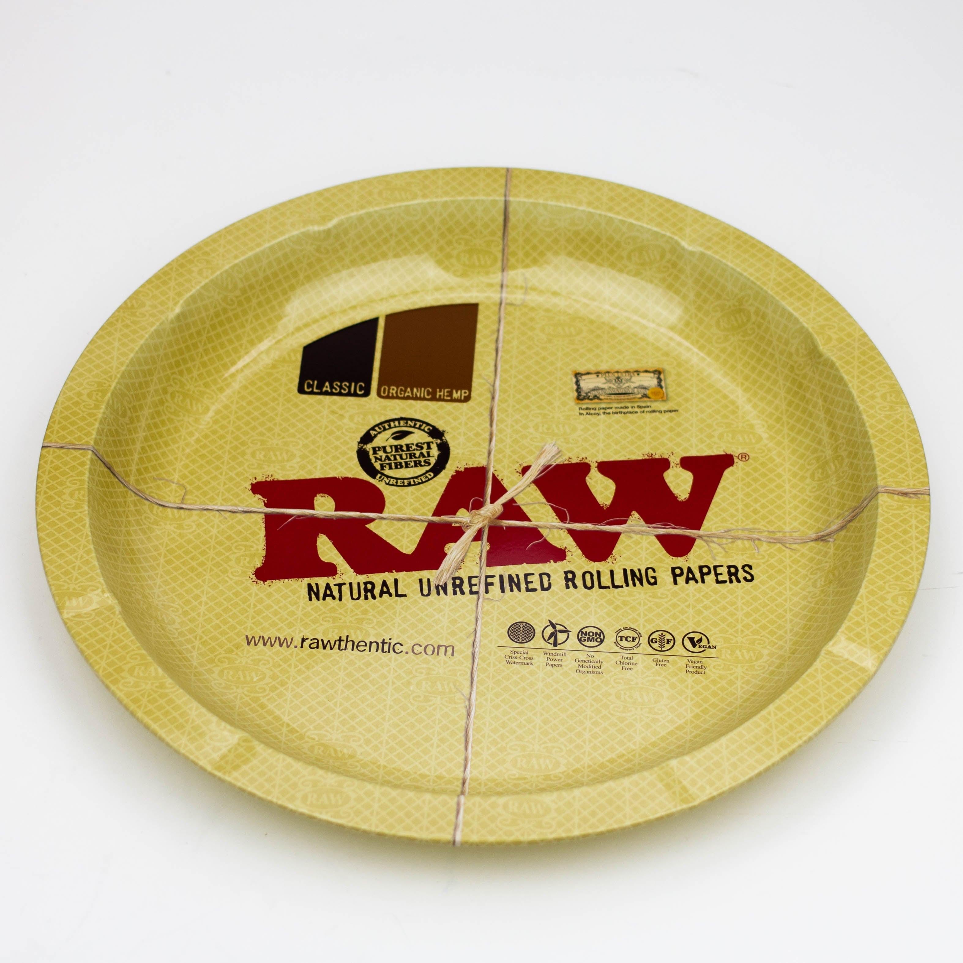 RAW Round Metal Rolling Tray