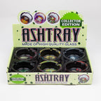 Round glass ashtray Box of 6