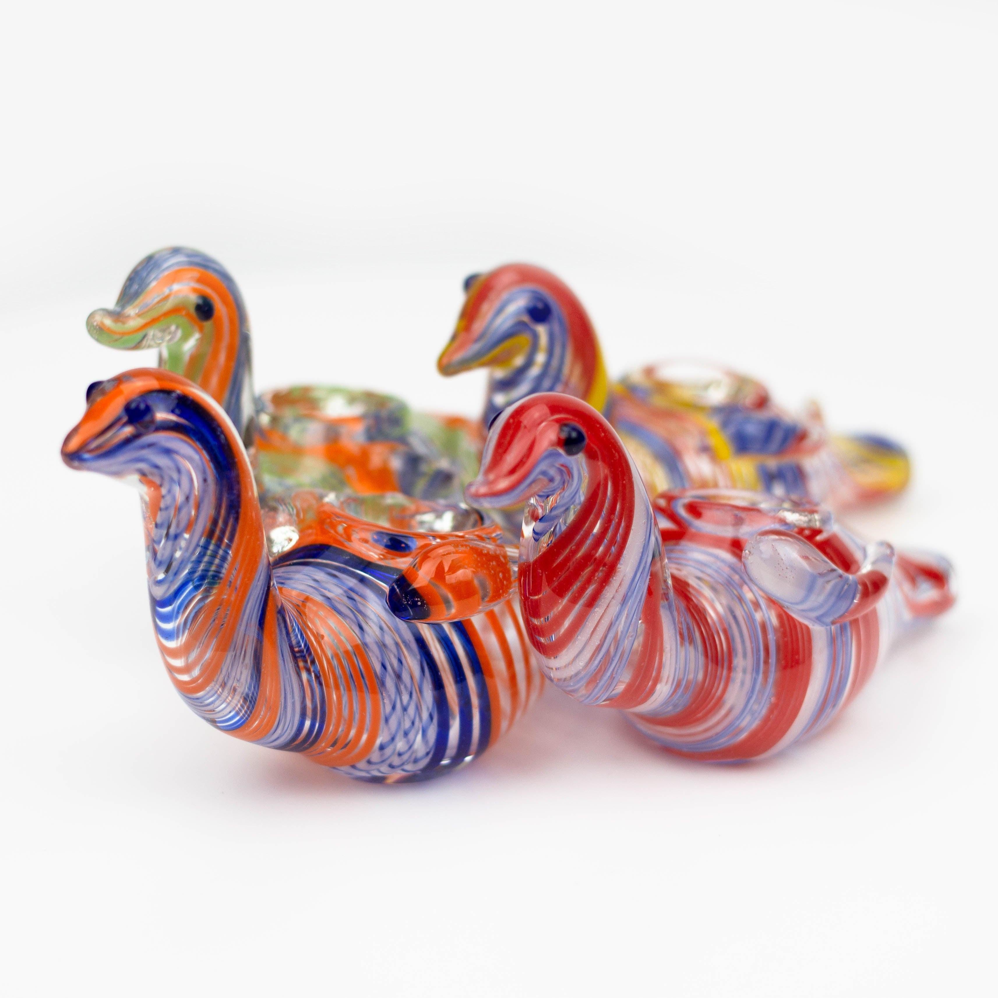 5" Duck glass hand pipe Main image