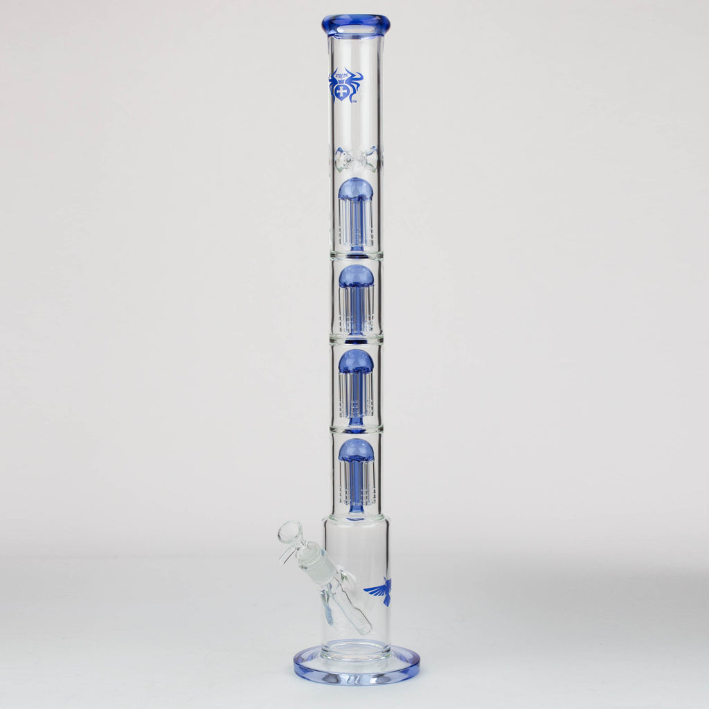 26" Xtreme Quad-percolator 7 mm glass Bong [XTR411]
