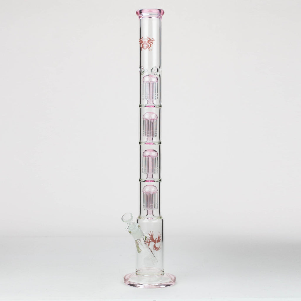 26" Xtreme Quad-percolator 7 mm glass Bong [XTR411]