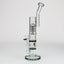 16" tree arm percolator and honeycomb diffuser glass bong [B8]