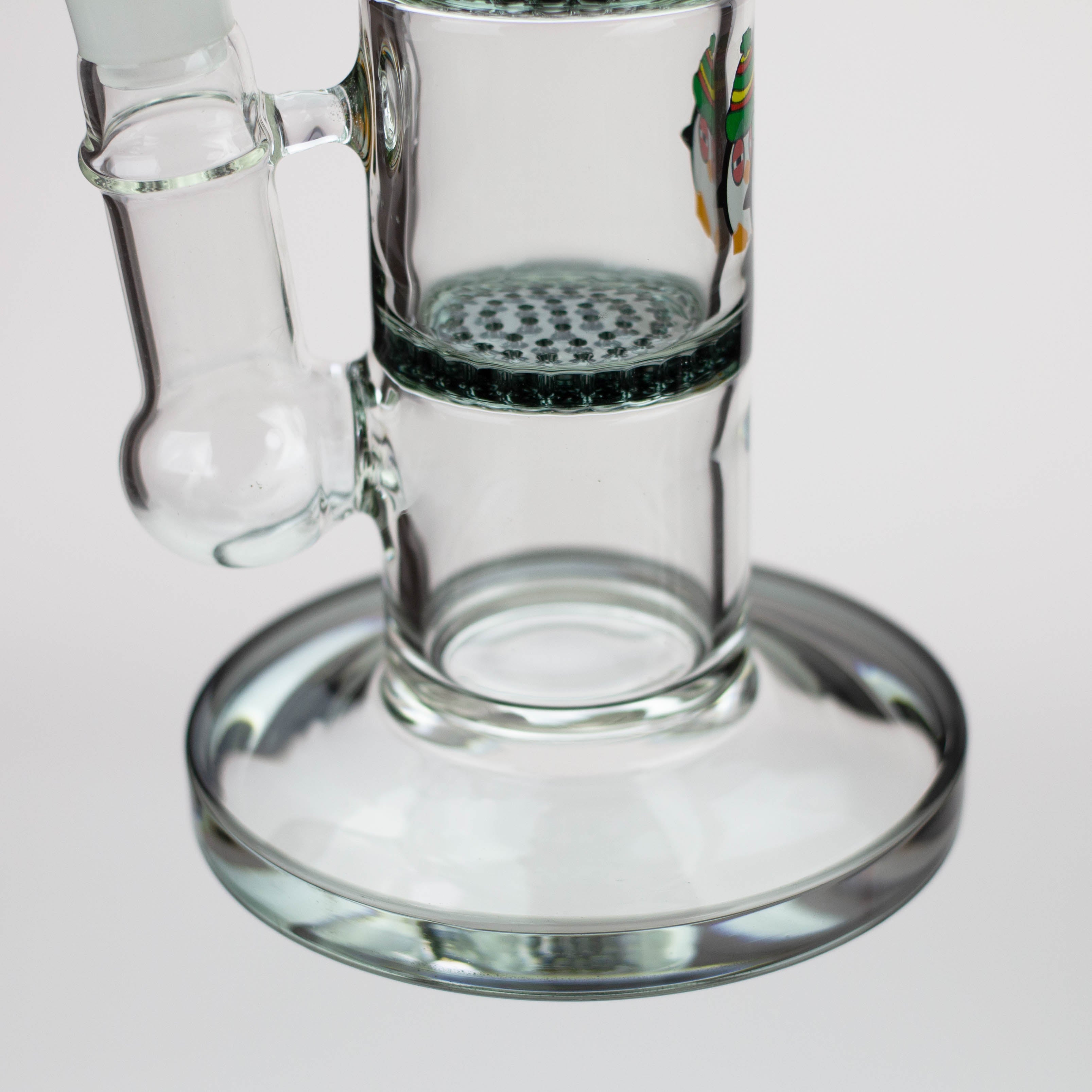 16" tree arm percolator and honeycomb diffuser glass bong [B8] Secondary image