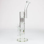 16" tree arm percolator and honeycomb diffuser glass bong [B8]
