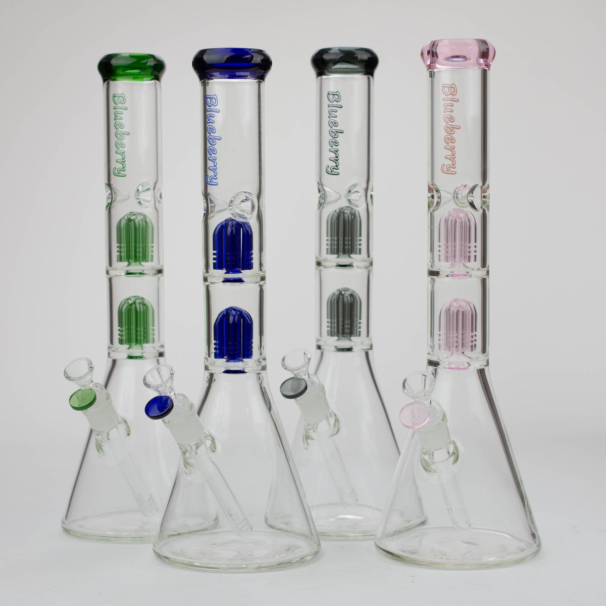 Blueberry-15 inch Double Tree Perc Beaker [S387] Main image