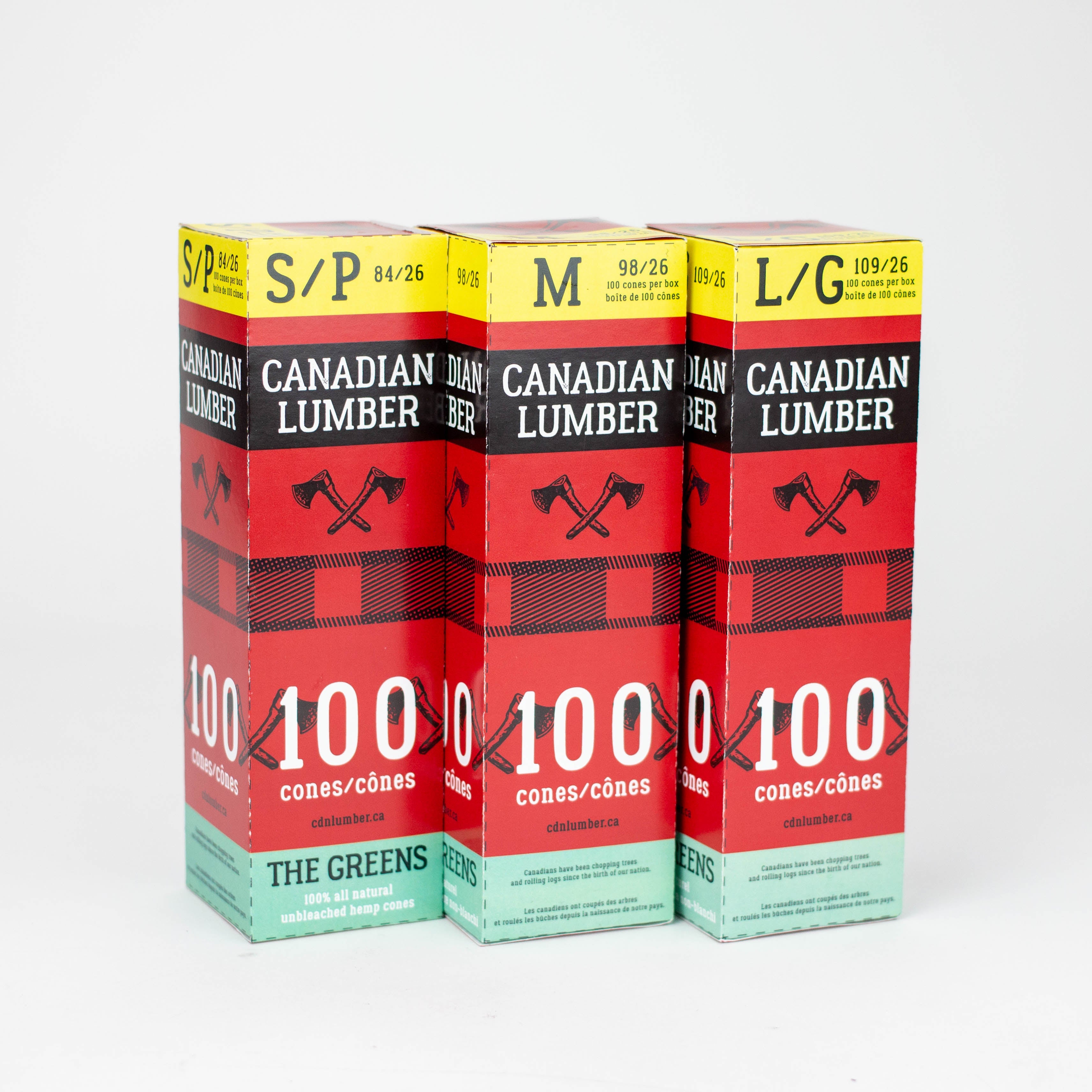 CANADIAN LUMBER PRE- ROLLED CONE MINI TOWERS OF 100 CONES Main image