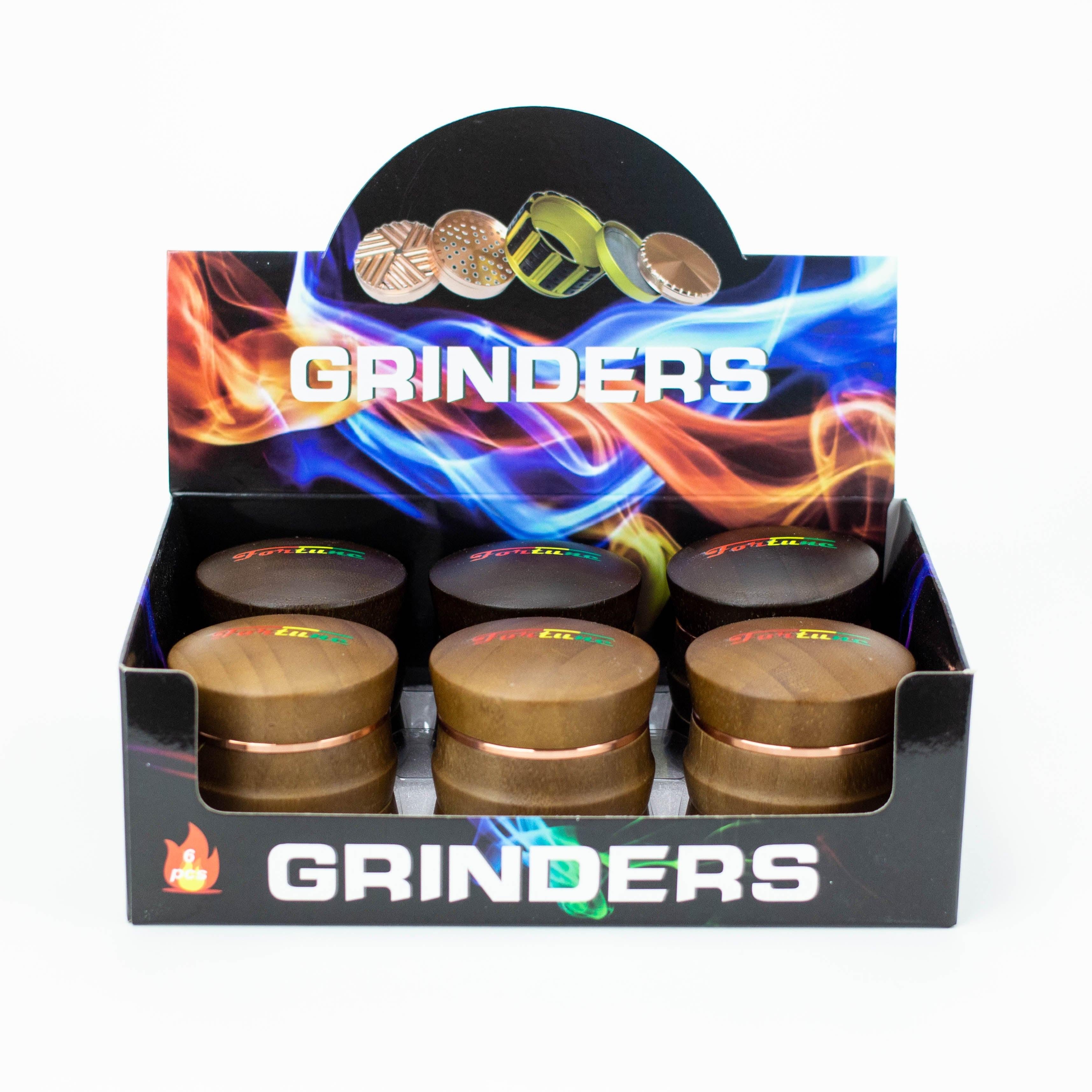 4 parts Bamboo cover grinder Box of 6 Main image