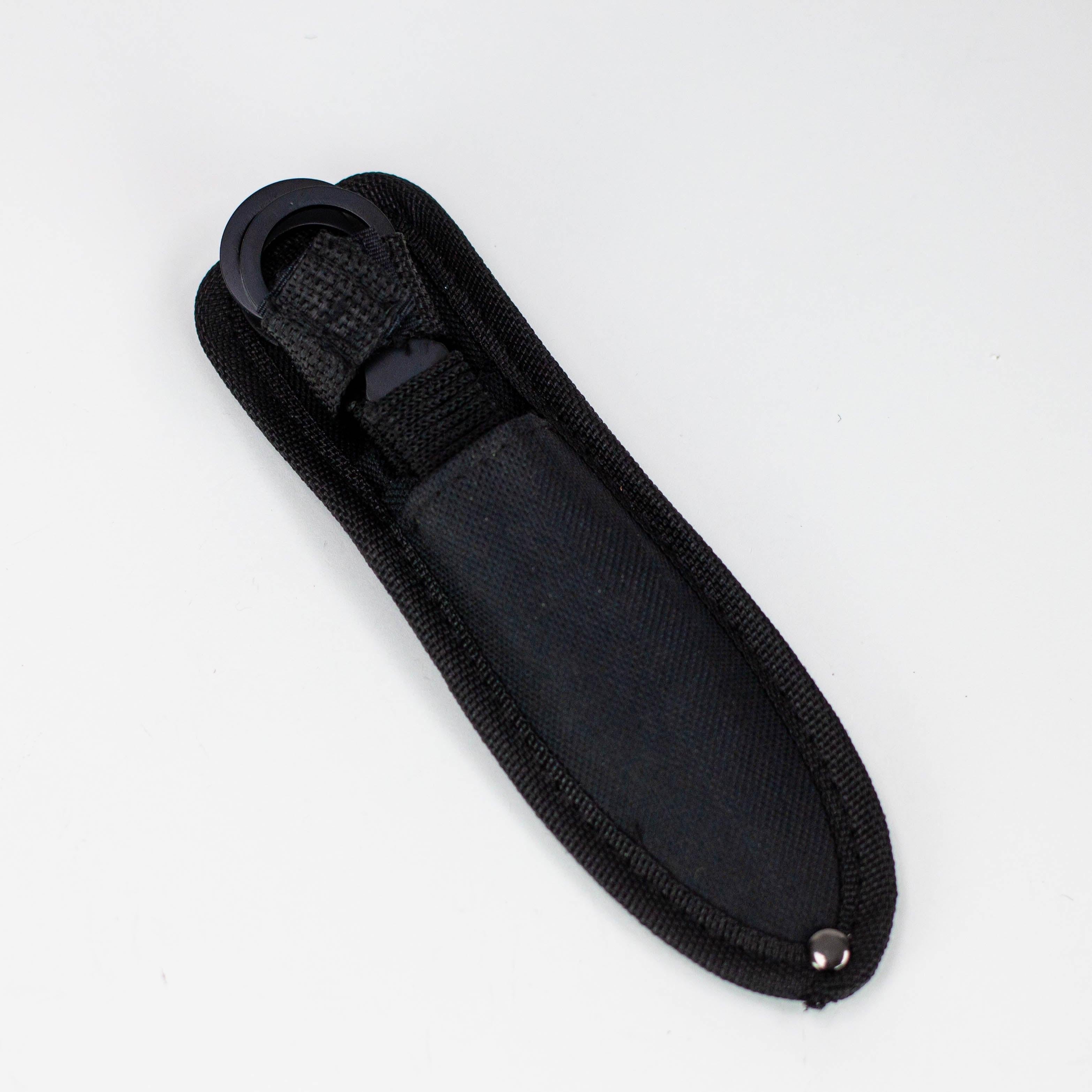 6.5″ Throwing Knife with Sheath 3PC – Black SET [T00501BK] Secondary image