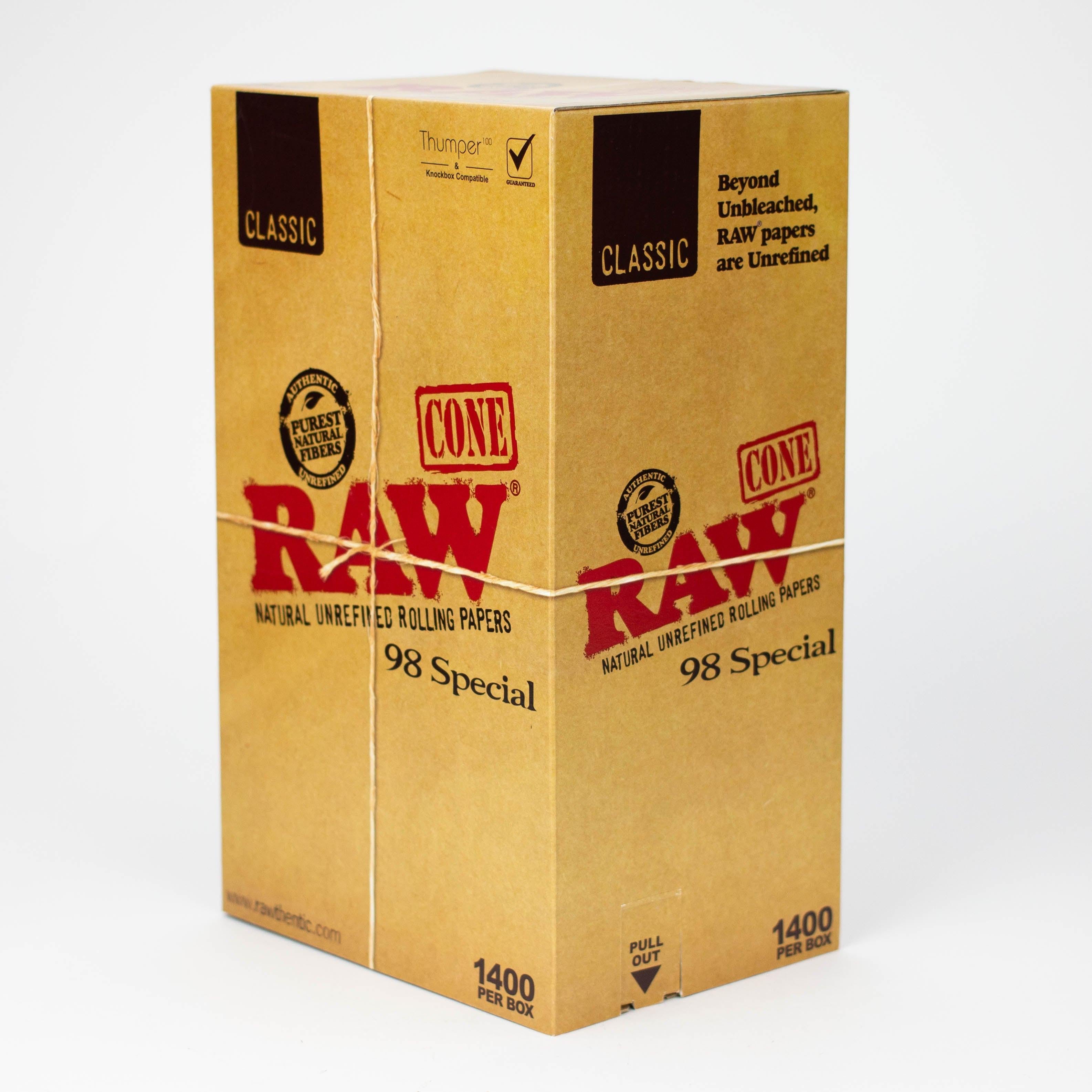 RAW Classic 98/20mm Special pre-rolled 1400 Cones Main image