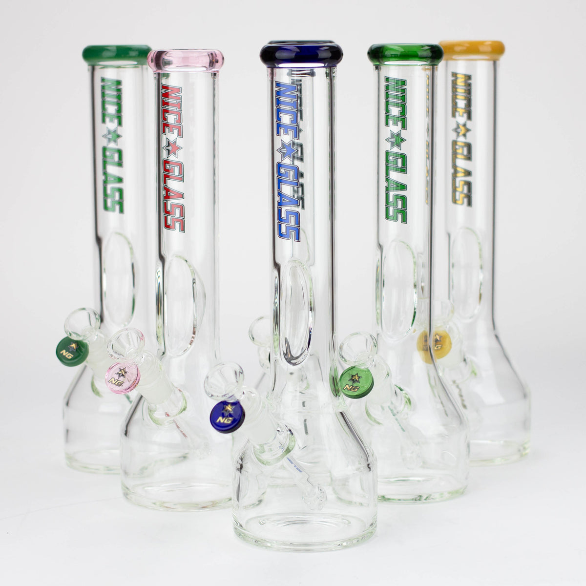 NG-13 inch RoundBase Beaker with Elbow [YN1132] Main image