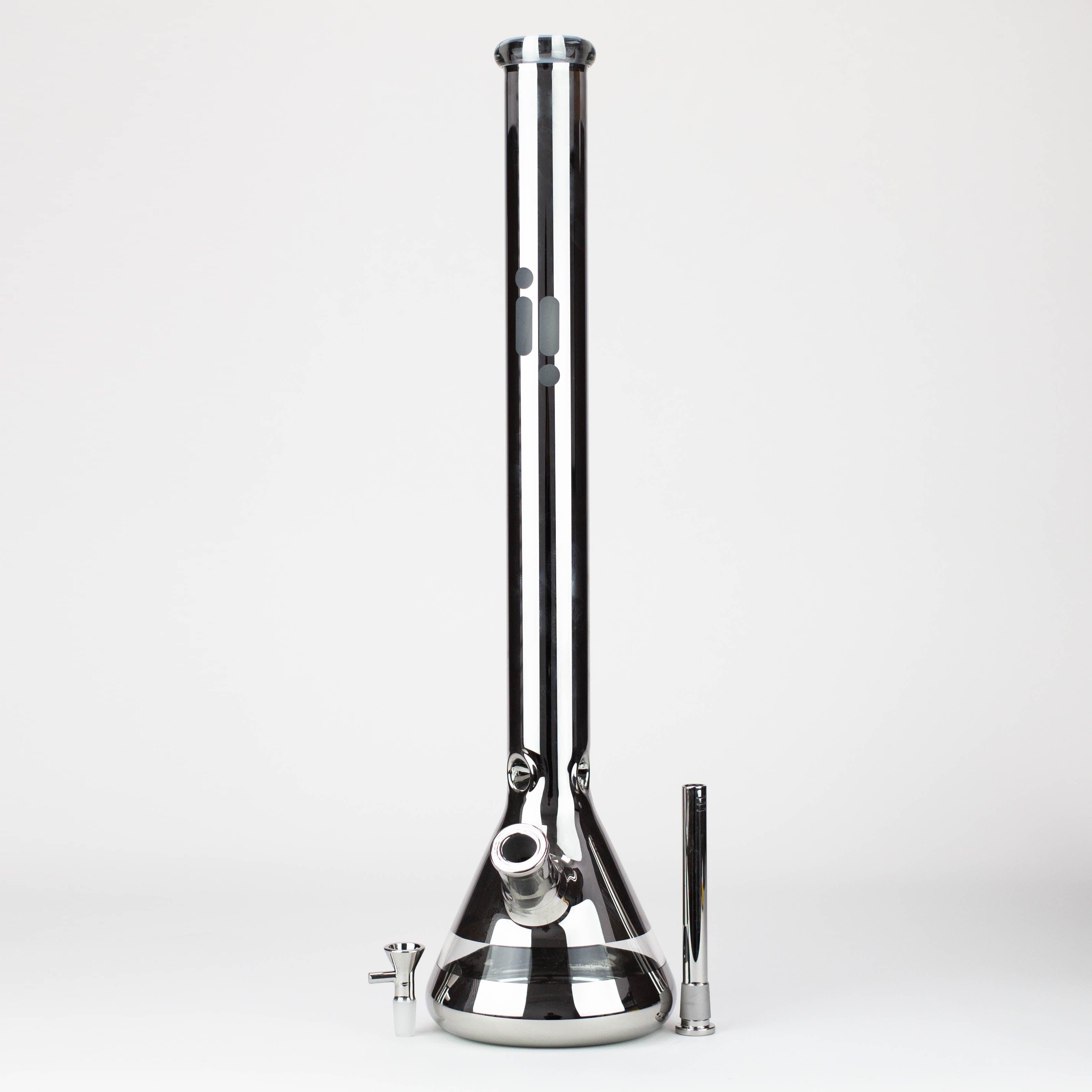 Infyniti | 24"metallic  7mm glass water bong [GP1775] Secondary image