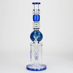 H2O | 15" Gold fumed sphere Glass water bong [H2O-5017]