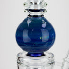 H2O | 15" Gold fumed sphere Glass water bong [H2O-5017]