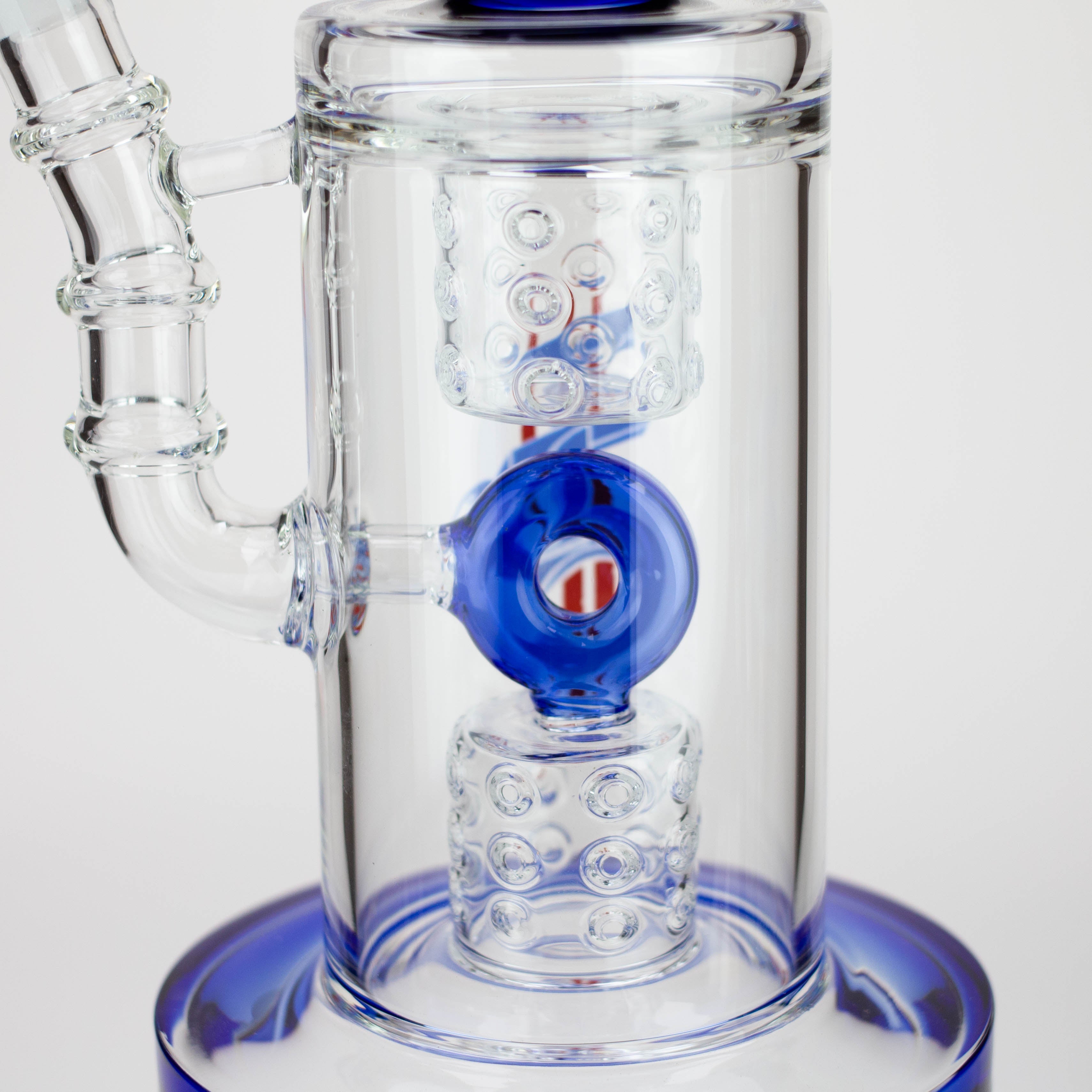 H2O | 15" Gold fumed sphere Glass water bong [H2O-5017] Secondary image