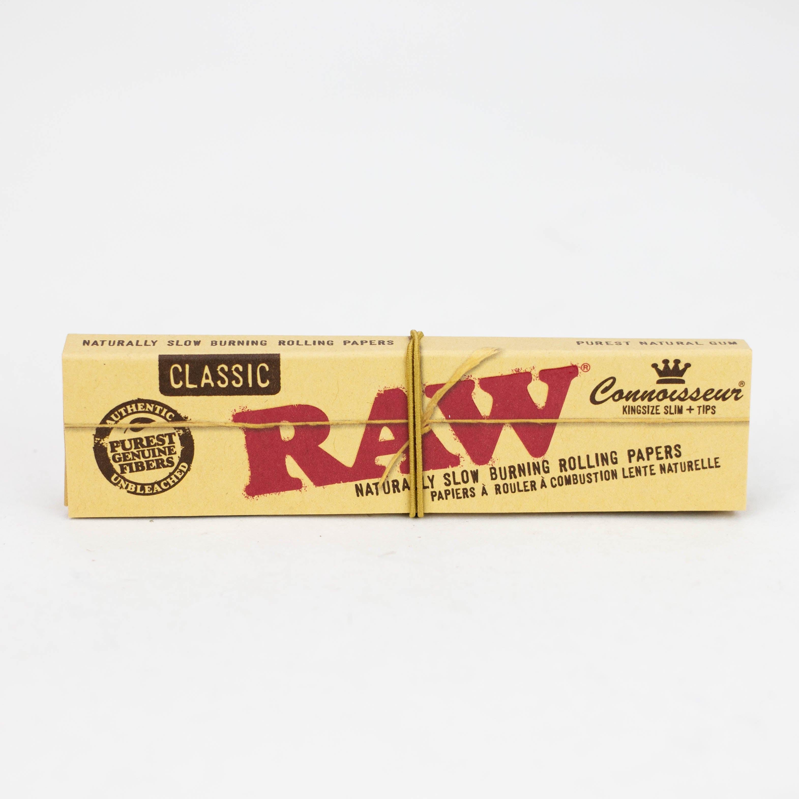 RAW Classic Connoisseur King Rolling Paper w/Tips Secondary image