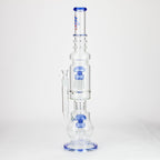 H2O | 21" Percolator glass water bong [H2O-5018]