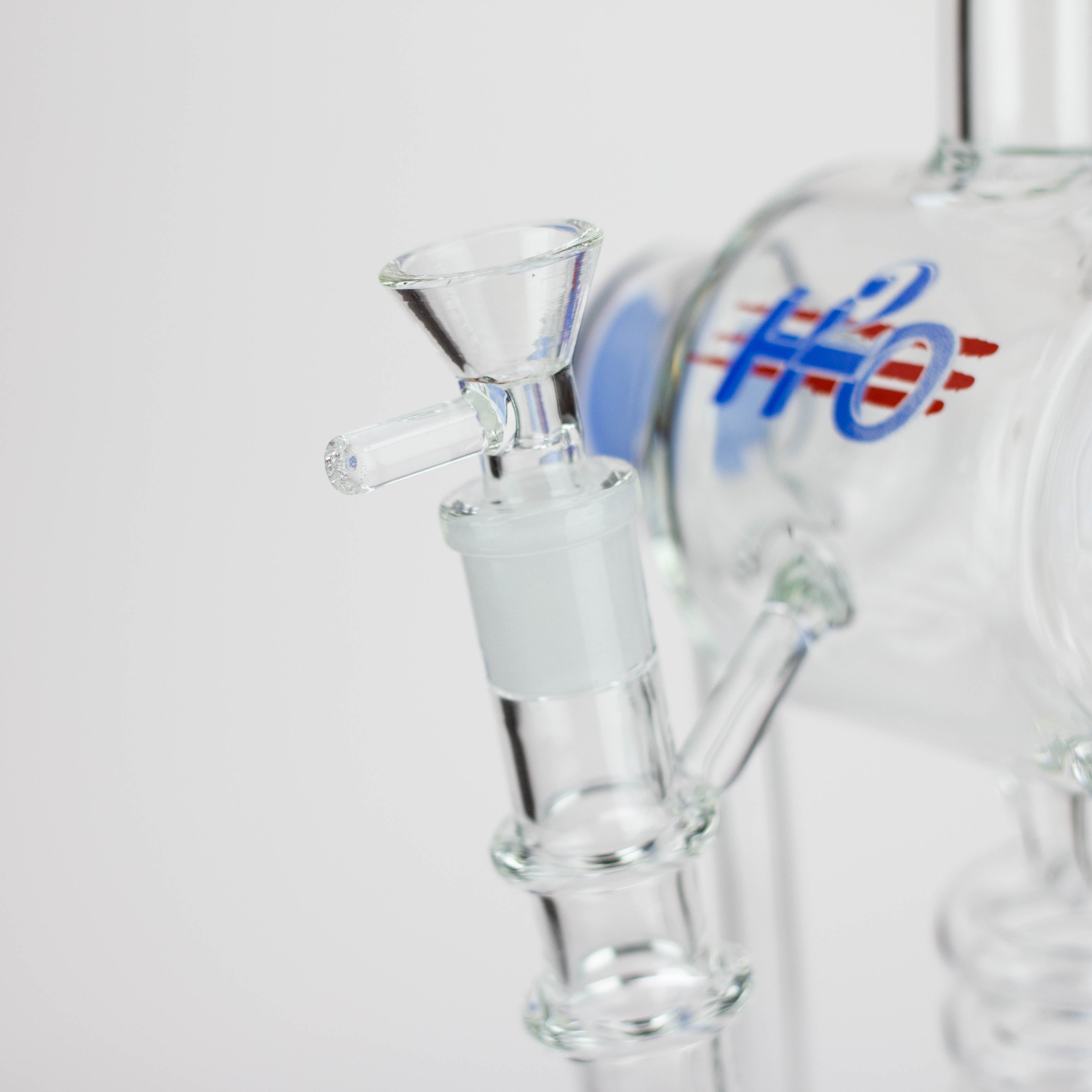 H2O | 14" glass water bong [H2O-5022] Secondary image