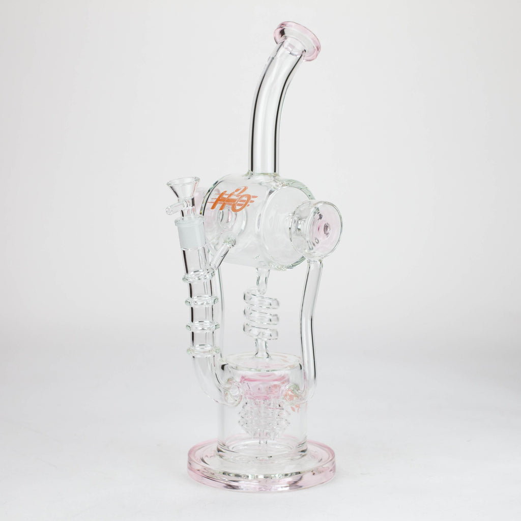 H2O | 14" glass water bong [H2O-5022]