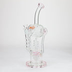 H2O | 14" glass water bong [H2O-5022]