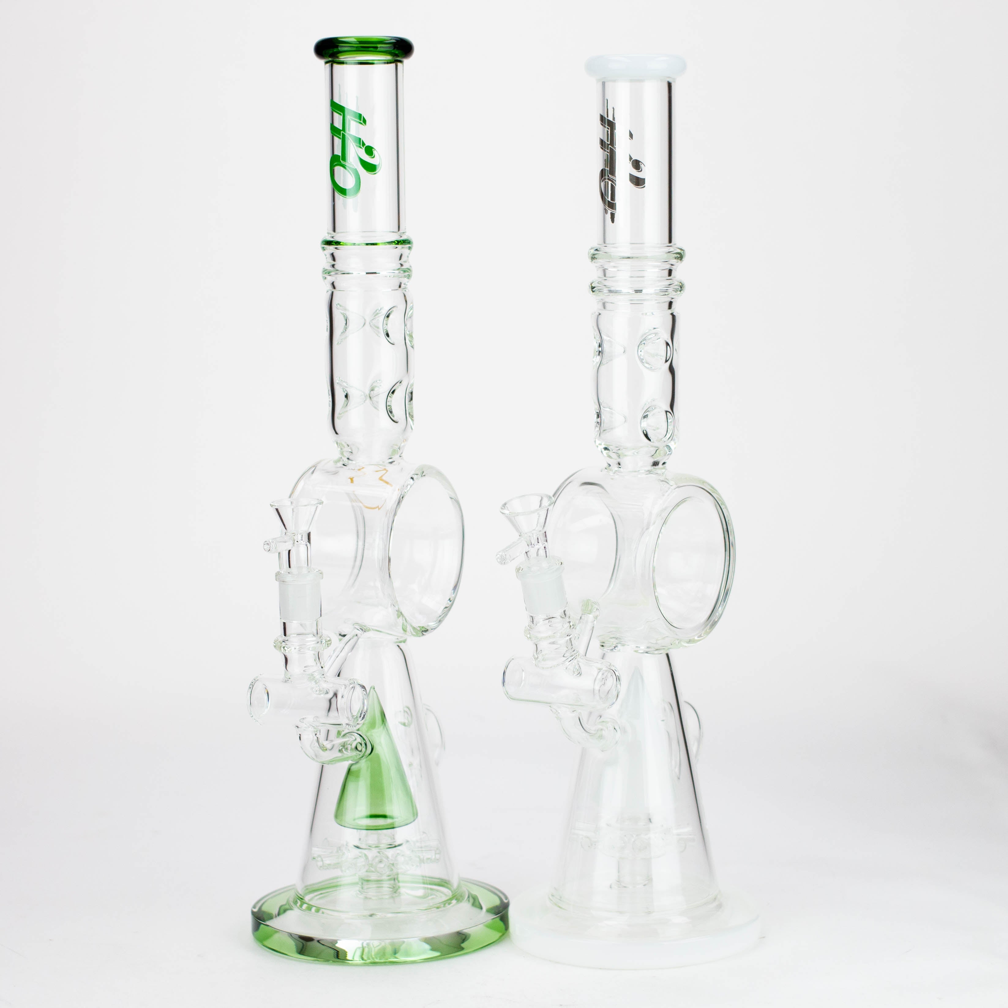 H2O | 19" Cone diffuser glass water bong [H2O-5012] Main image