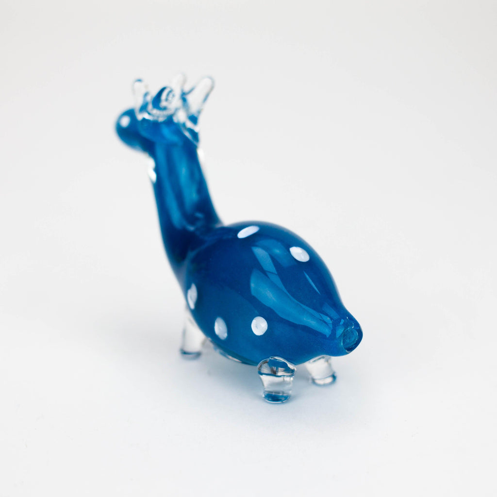 Standing Deer Small glass hand pipe