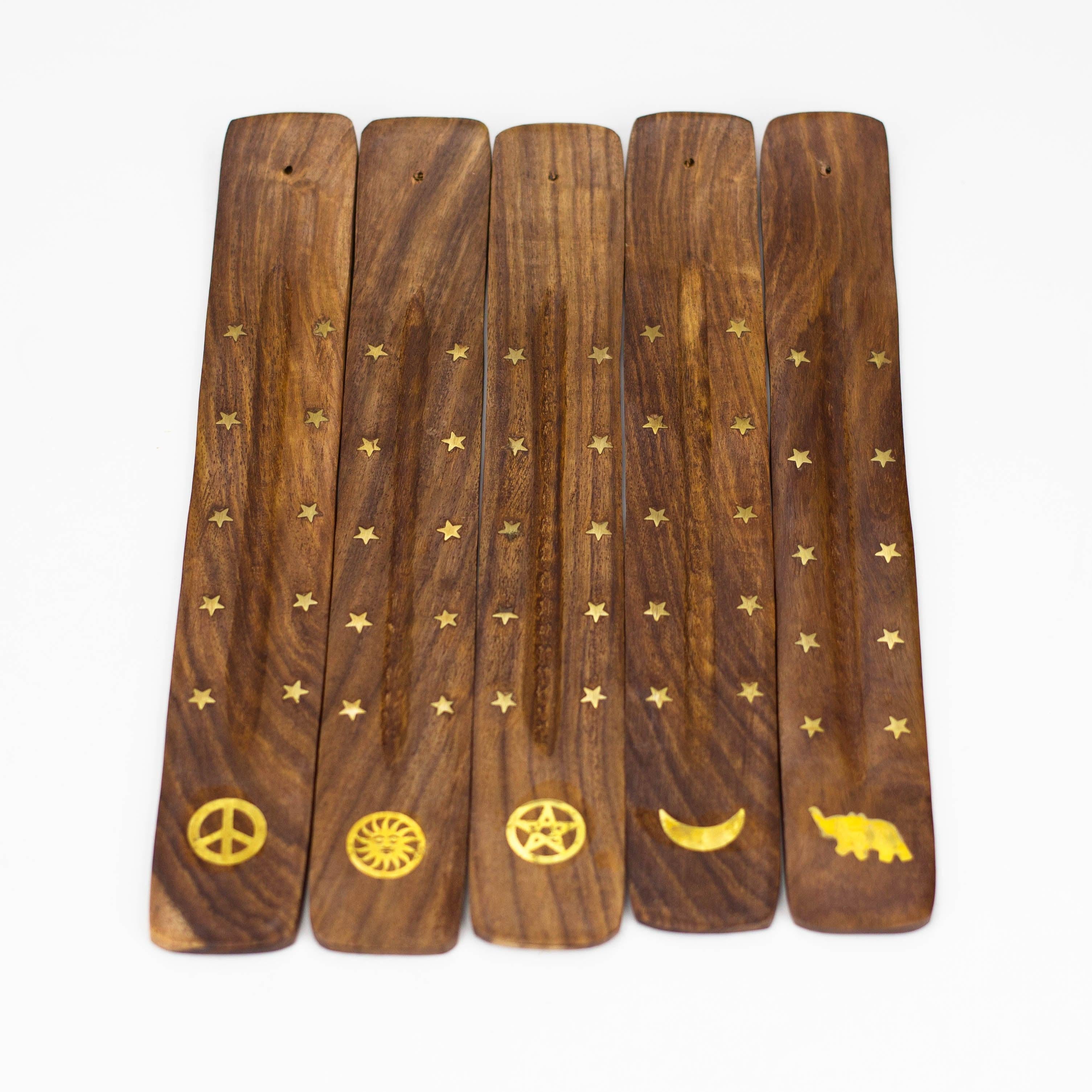 Wooden incense holder - 1 ea Secondary image