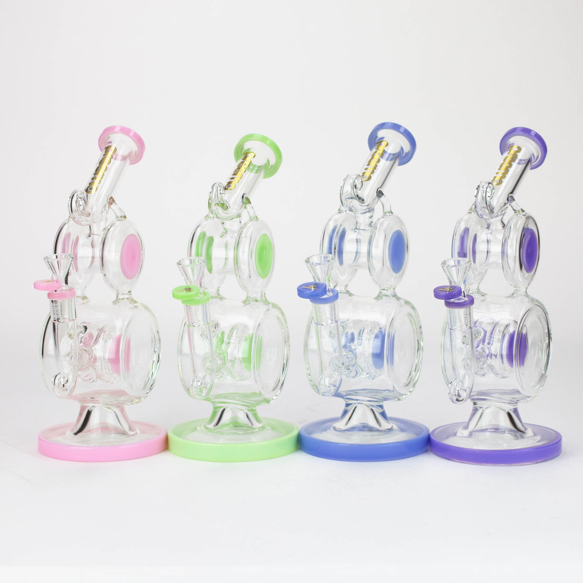 preemo - 10 inch Double Drum Bubbler [P085] Main image