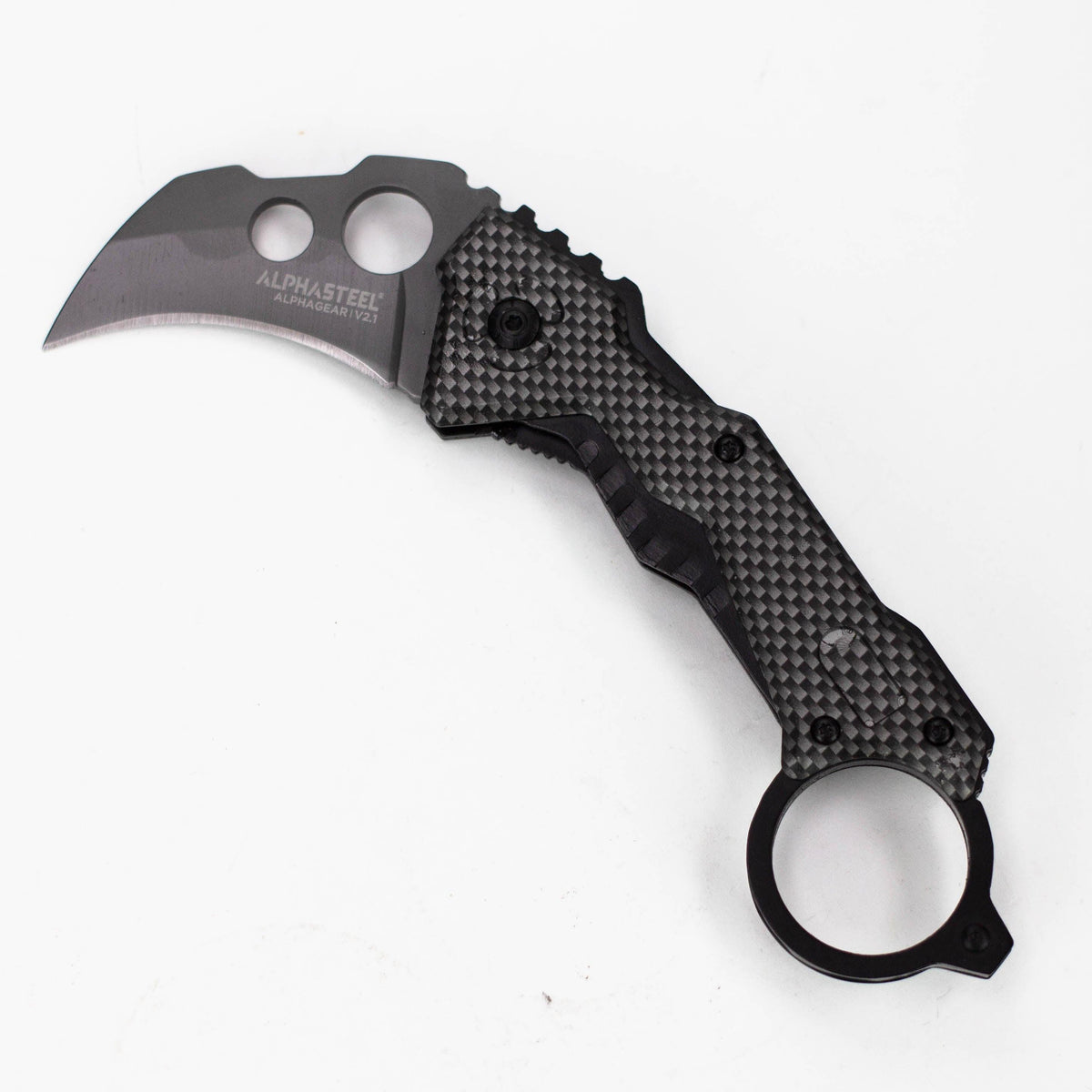 ALPHASTEEL | 7" Folding pocket knife [DA46] Main image