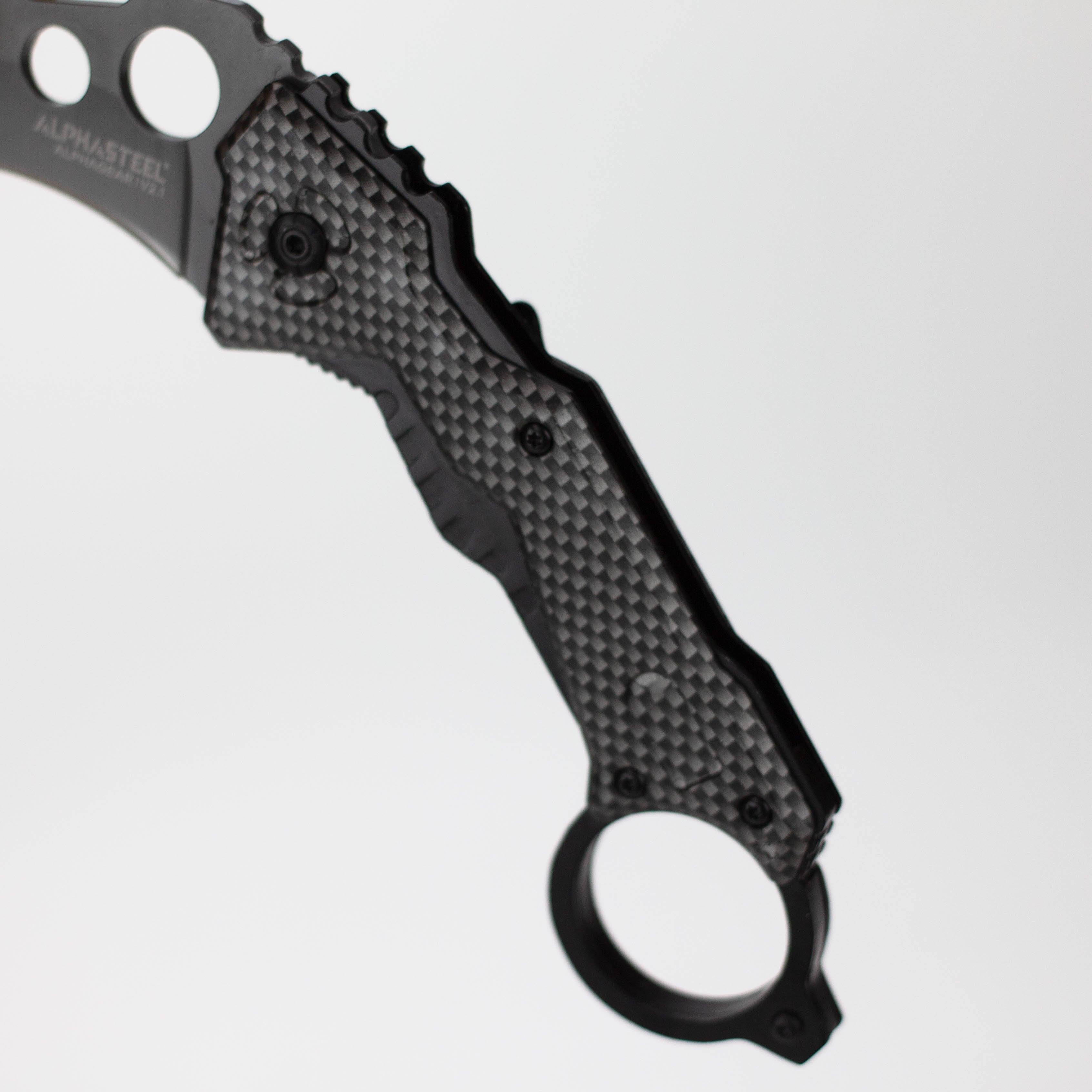 ALPHASTEEL | 7" Folding pocket knife [DA46]