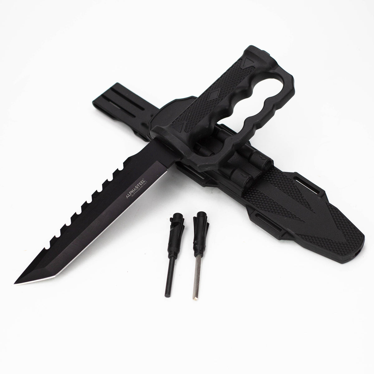 ALPHASTEEL | 11.5″ Tactical Hunting Knife [2628A] Main image