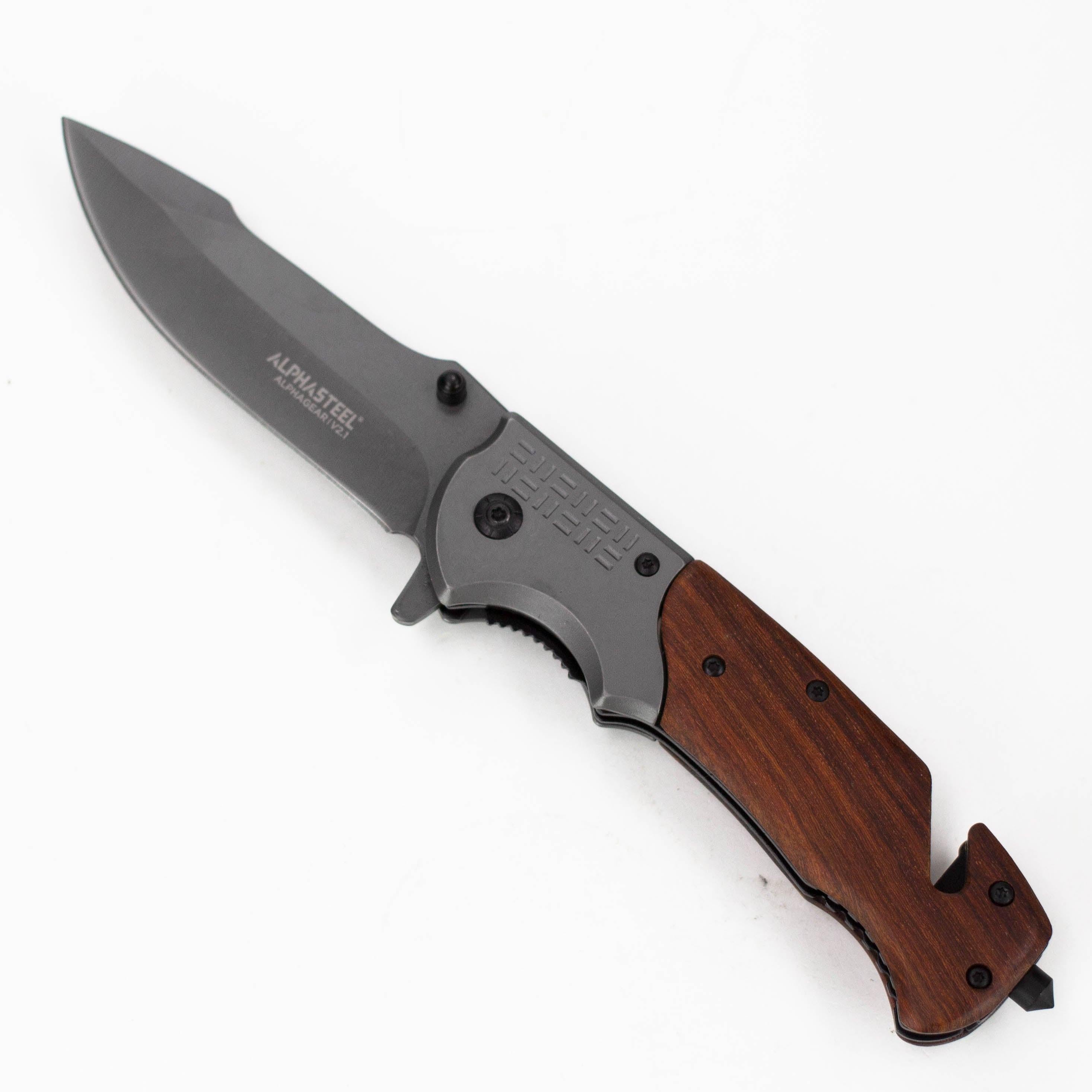 ALPHASTEEL | 9" Folding Pocket knife [DA308] Main image