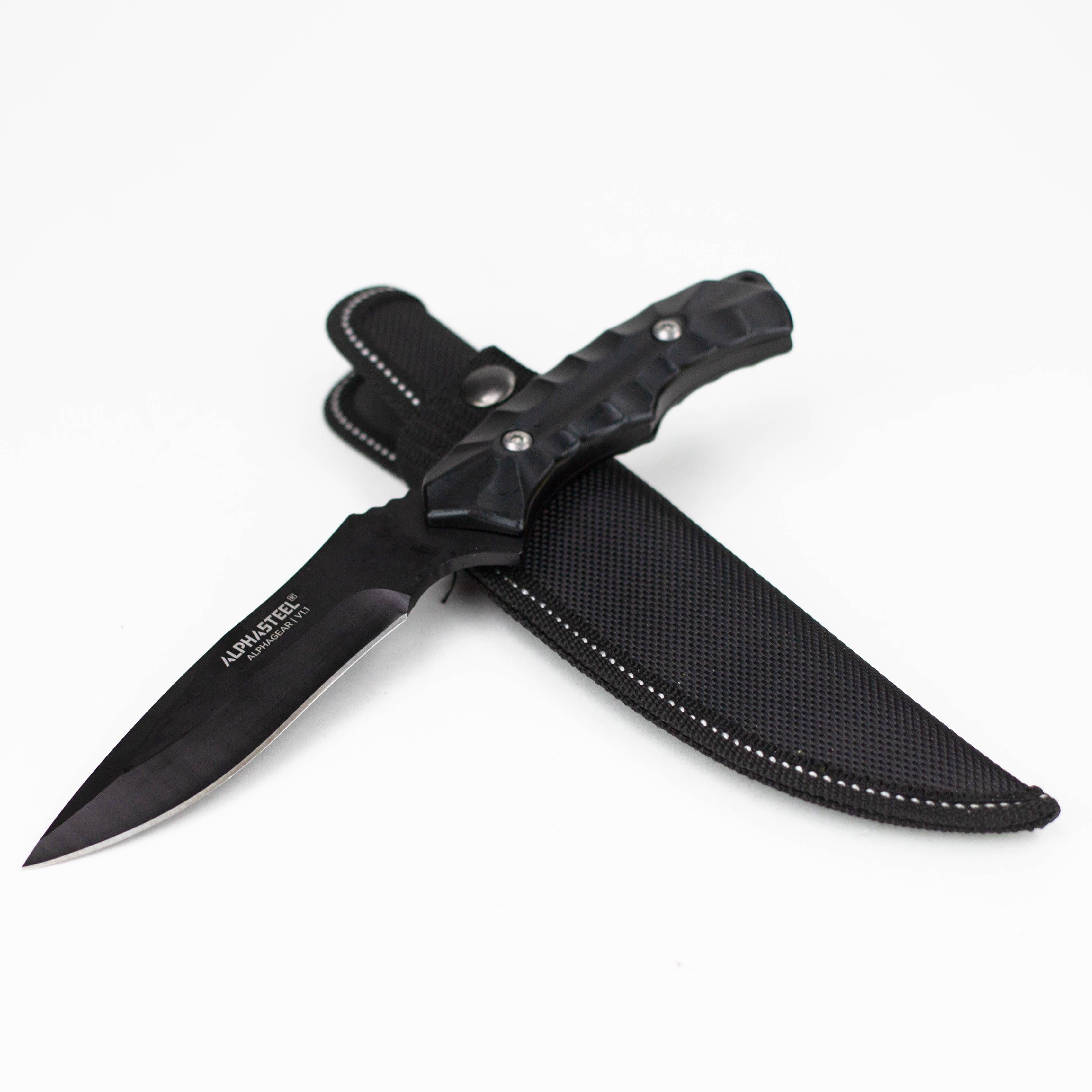 ALPHASTEEL | 9" Full Tang Fixed Blade Hunting Knives [MOD4] Main image