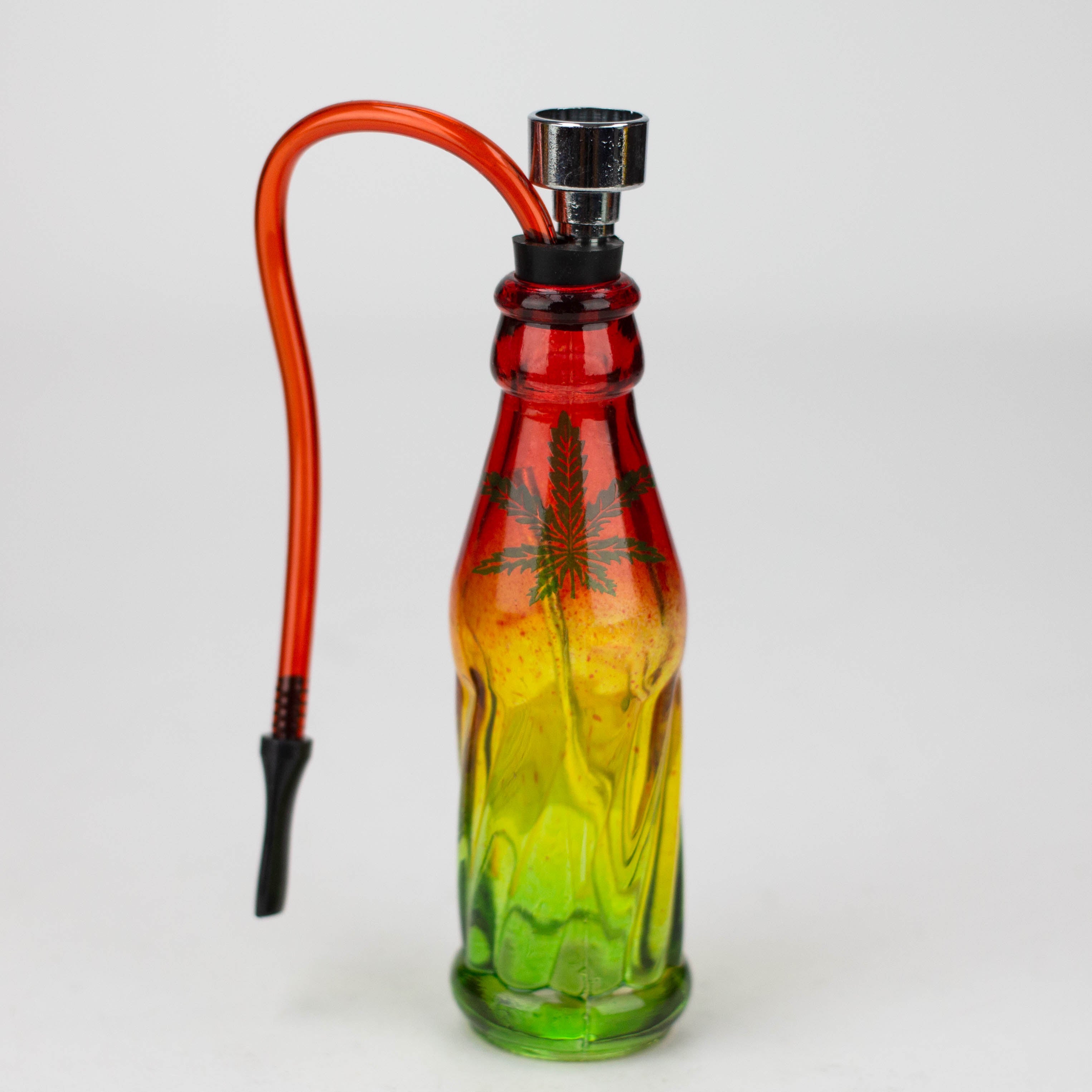 5" rasta mini glass water pipe display of 12 Secondary image