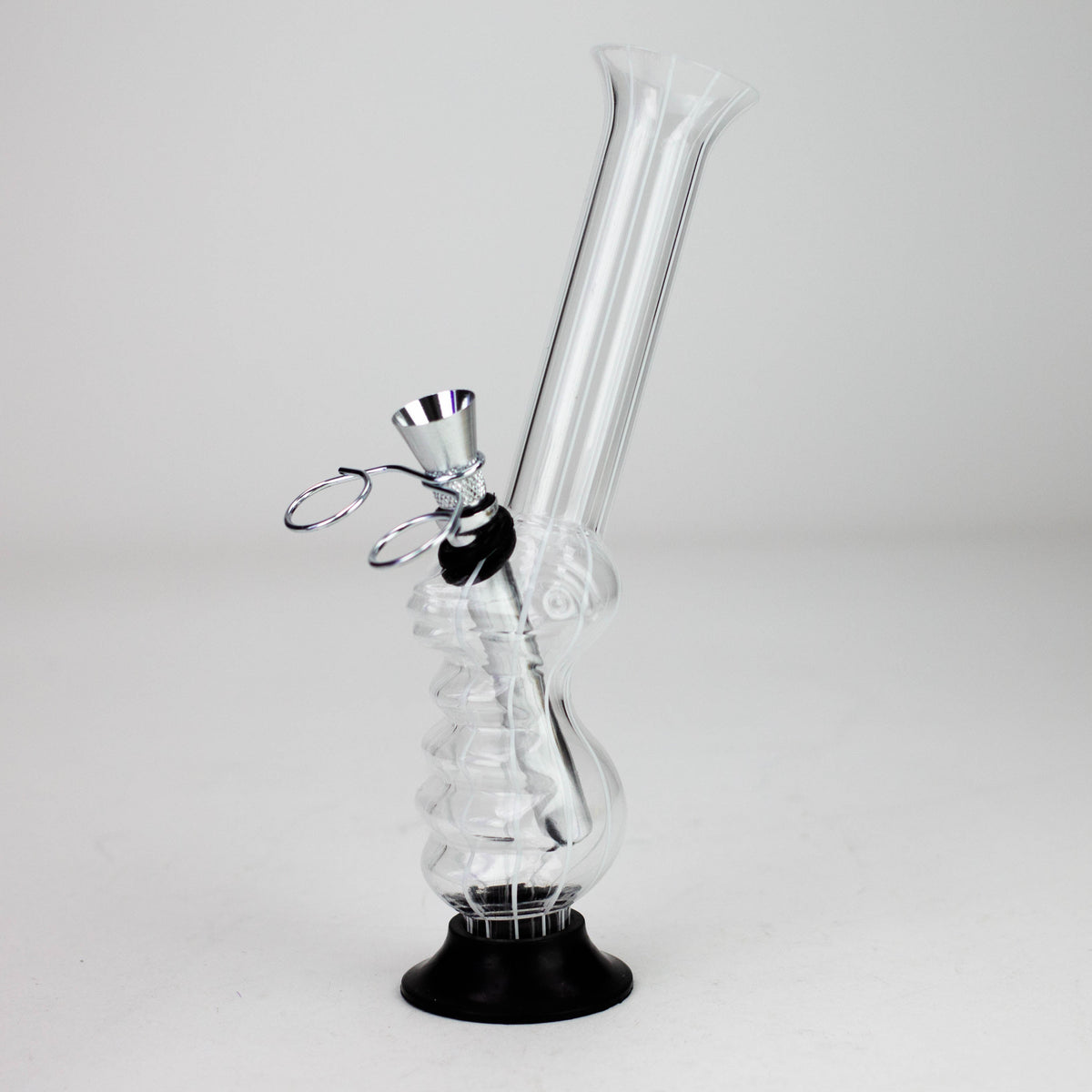 8" stripe acrylic water pipe [SV10] Main image