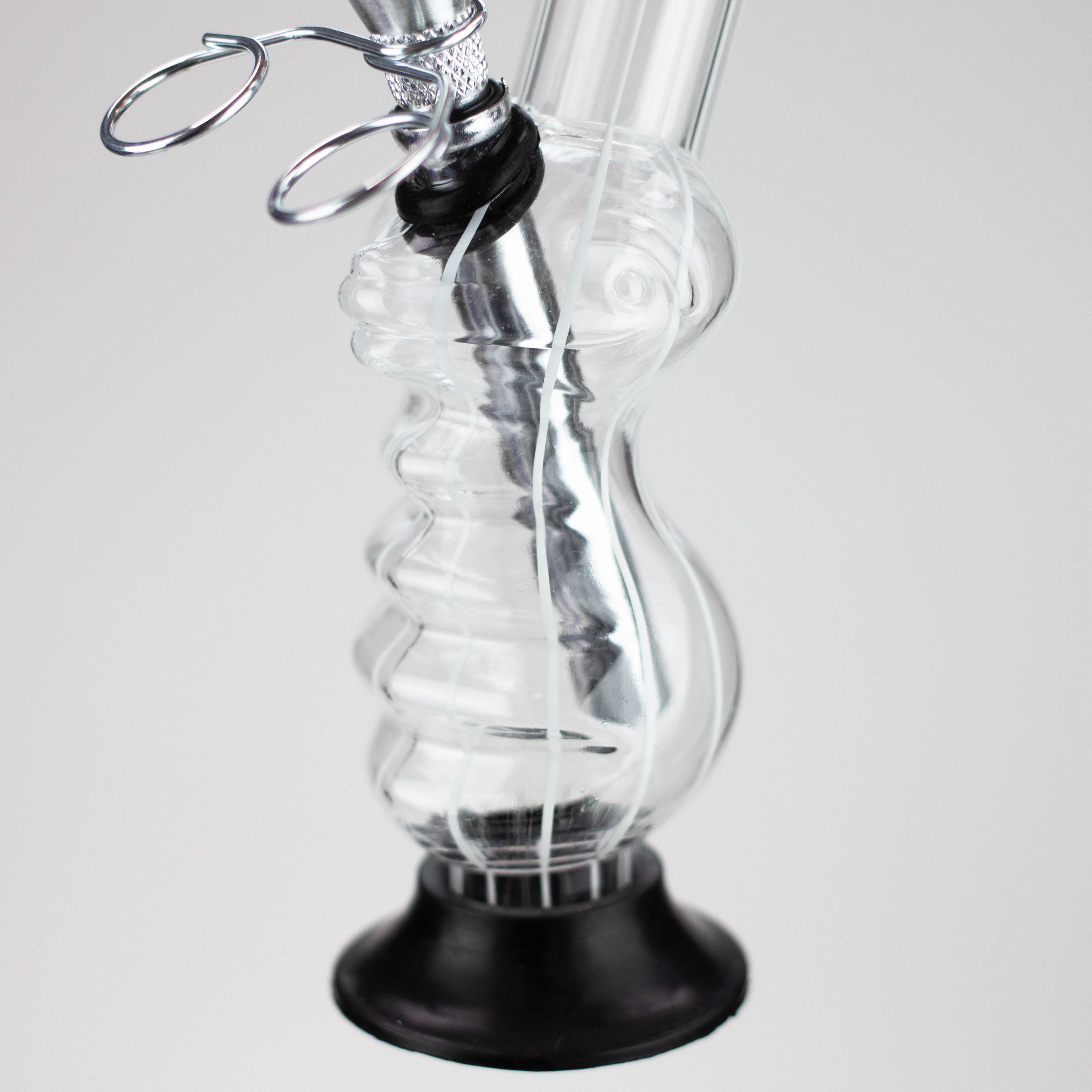 8" stripe acrylic water pipe [SV10] Secondary image