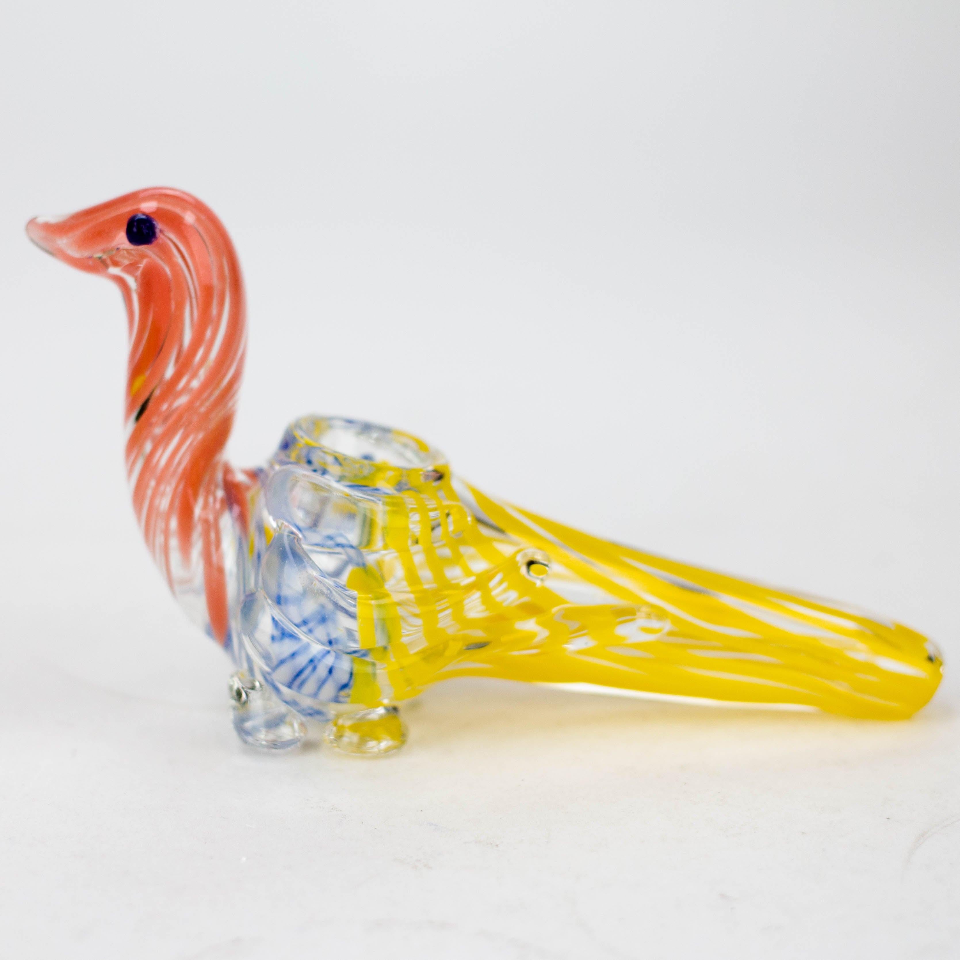 6" Animal Pipe - Dove Secondary image
