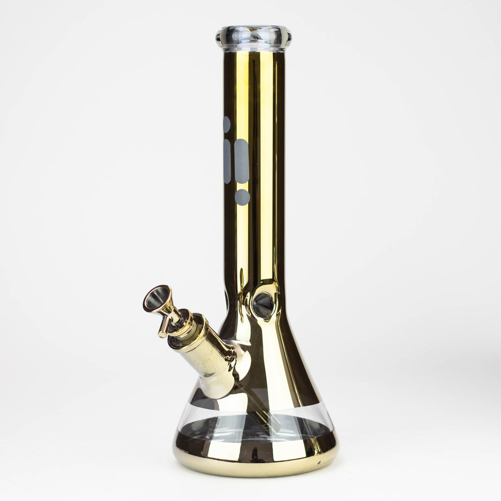 13.5" Infyniti 7 mm metallic beaker bong ( GP2041 )