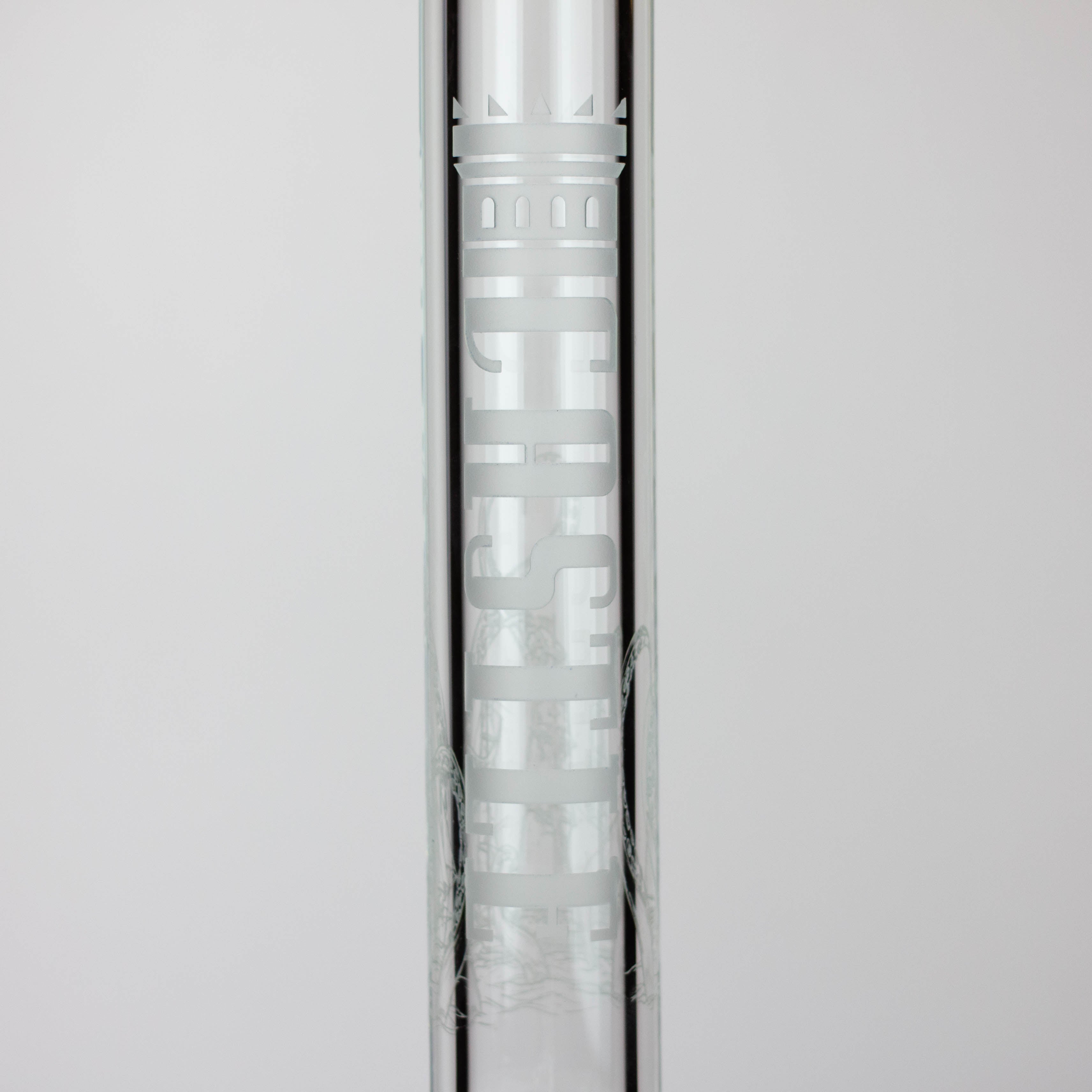 Castle Glassworks | 18" laser etched Tube Beaker Bong Secondary image