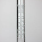 Castle Glassworks | 18" laser etched Tube Beaker Bong
