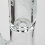 Castle Glassworks | 18" laser etched Tube Beaker Bong