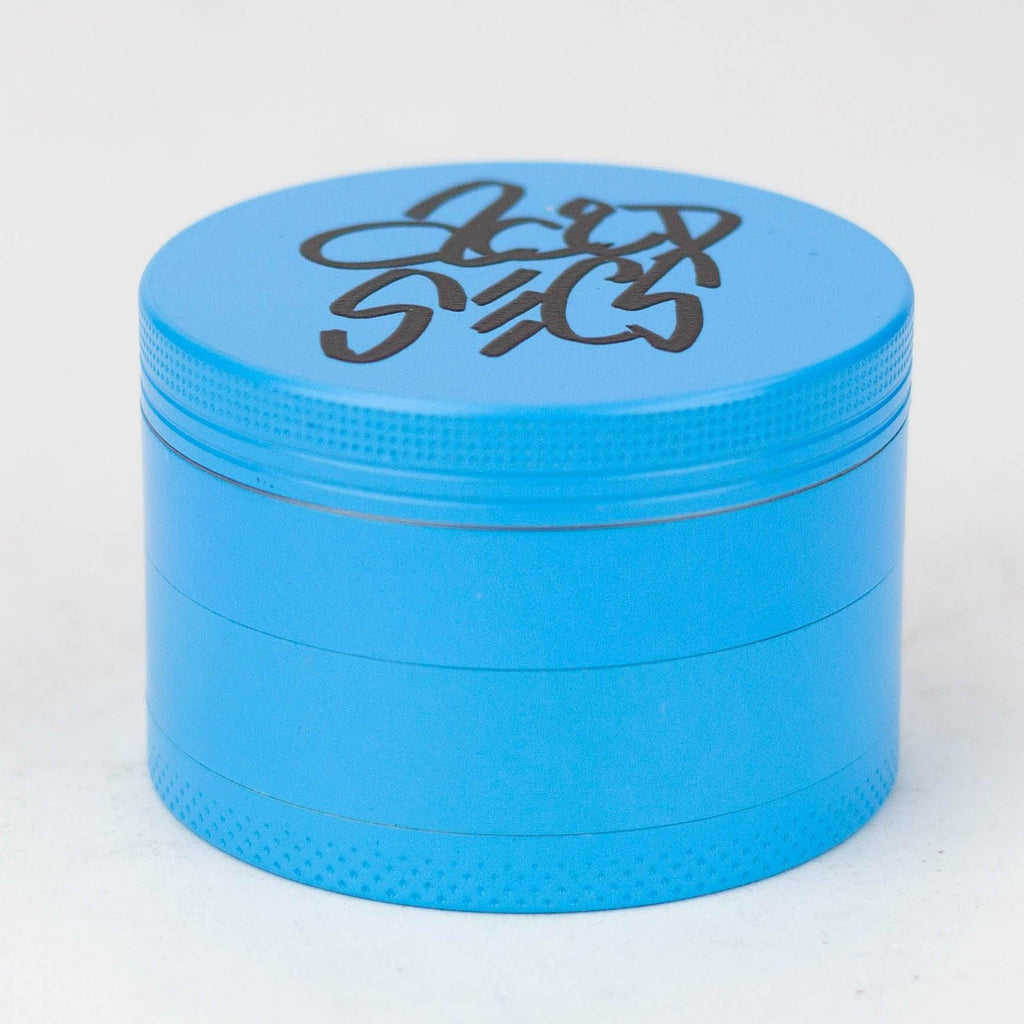 Acid Secs 63mm 4 parts Glow-in-the-Dark metal herb grinder