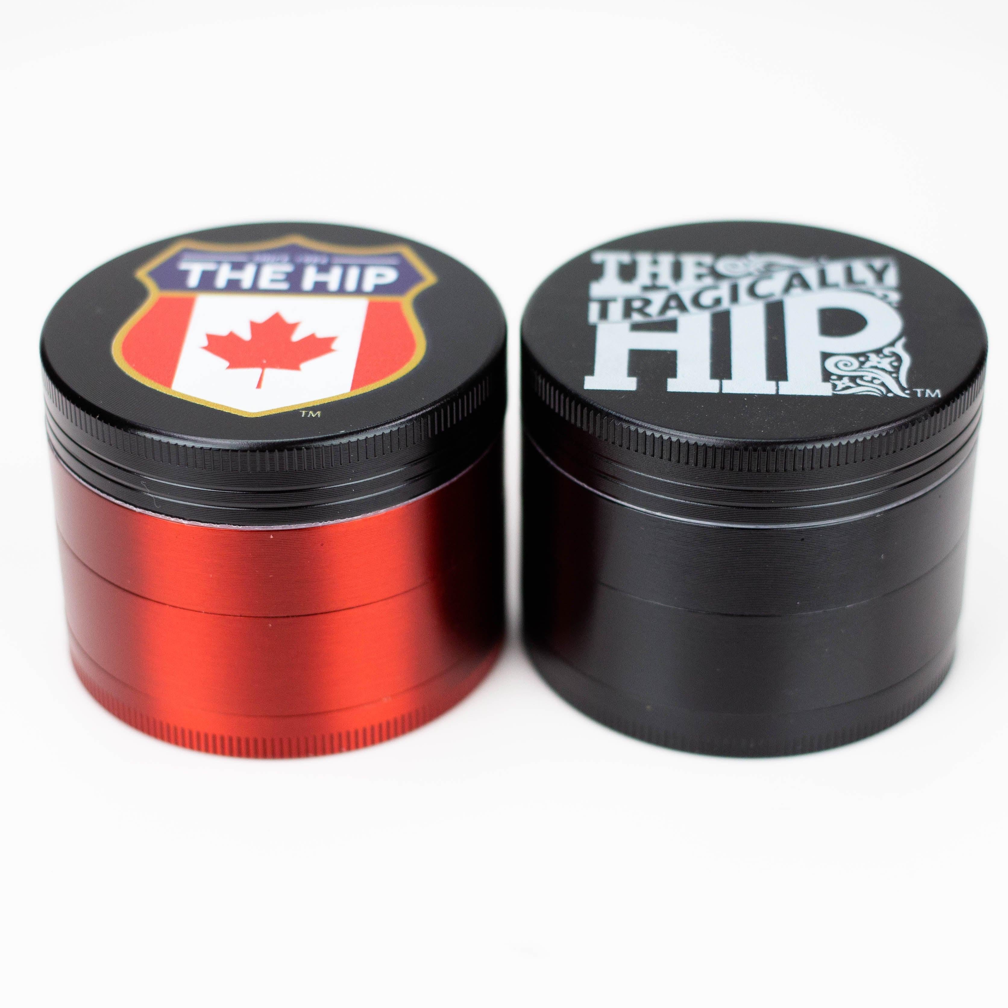 THE TRAGICALLY HIP - 4 parts metal red grinder by Infyniti Main image
