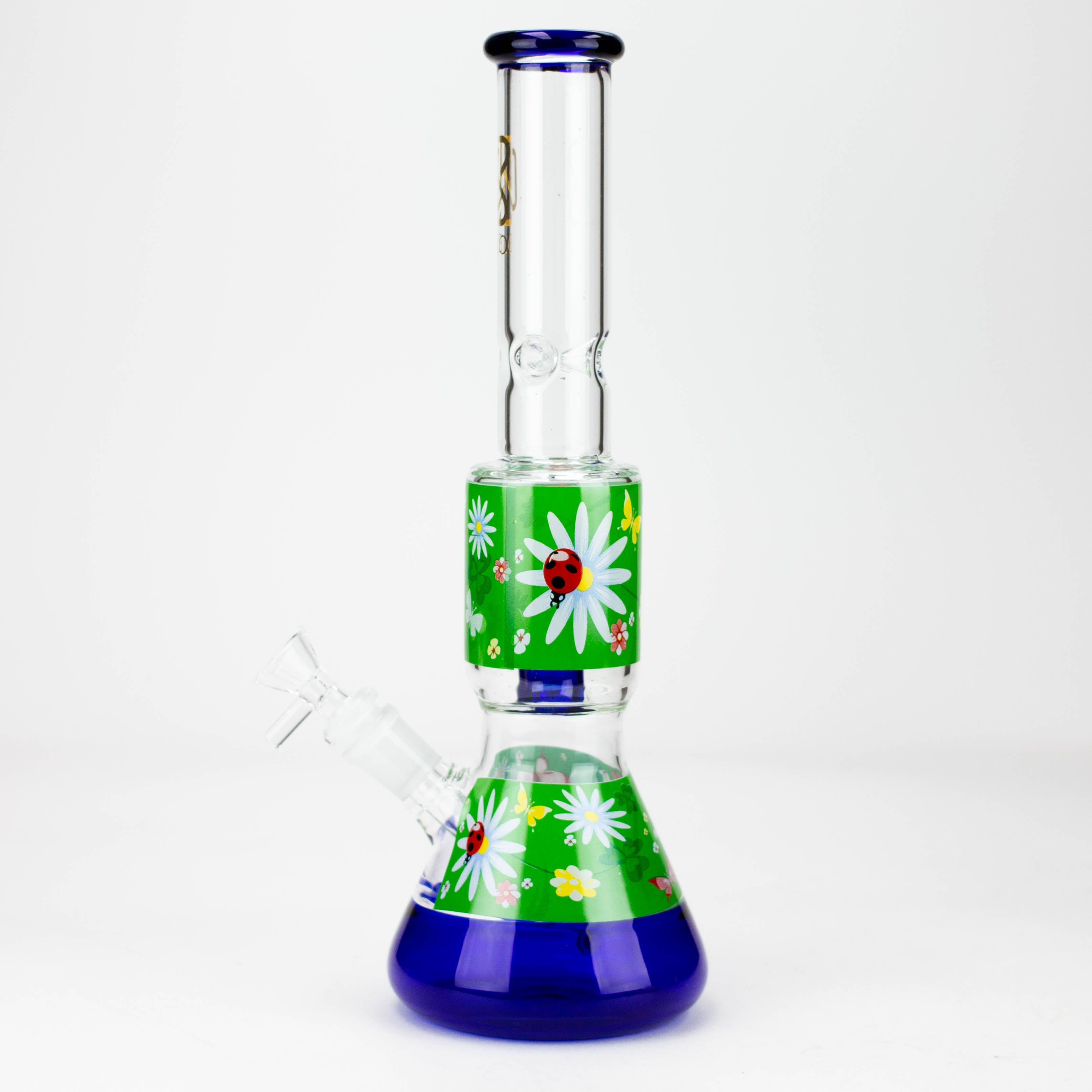 BLO | 13" Flower decal glass bong Secondary image