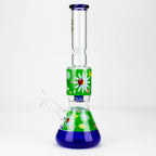 BLO | 13" Flower decal glass bong