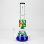 BLO | 13" Flower decal glass bong