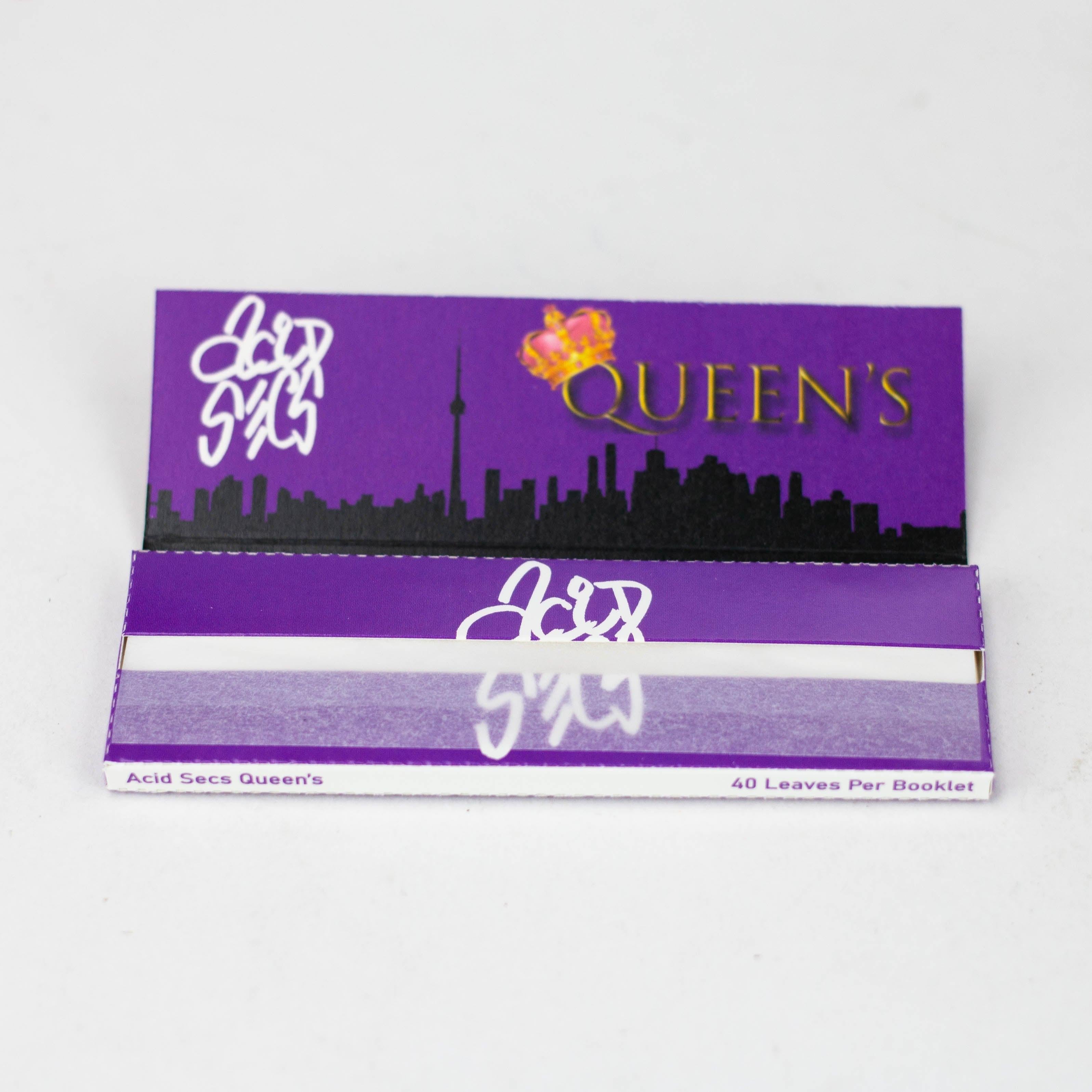 Acid Secs | Ultra thin rice Queen's Rolling Papers Secondary image